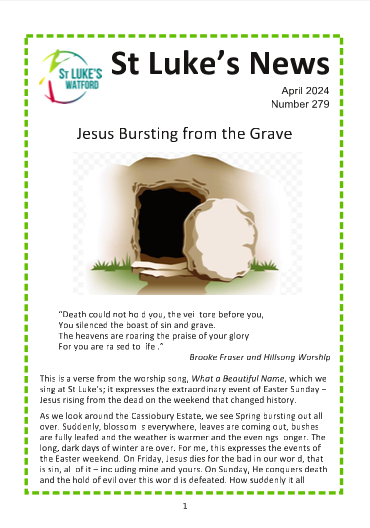 St Lukes Watford magazine April 2024 edition